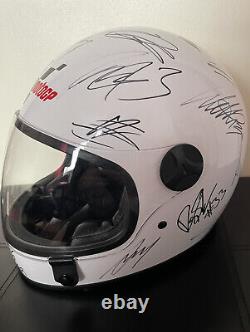 MotoGP 2023 Hand Signed Helmet 30 Autographs Moto2 / Moto3 Marquez Bagnaia