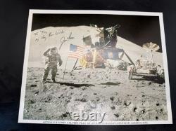 NASA Jim Irwin Hand Signed Inscribed 8x10 Autograph Apollo 15 Space Astronaut