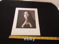 NATALIE MERCHANT HAND SIGNED 8x10 PHOTO 10,000 MANIACS 2010