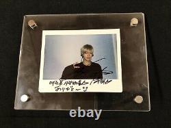 NCT127 Yuta authentic hand-signed Polaroid autographed signed NCT