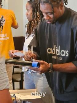 NOAH LYLES Hand Signed Olympics Baton 6x World Champion Beckett Certified BAS