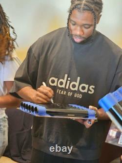 NOAH LYLES Hand Signed Olympics Baton 6x World Champion Beckett Certified BAS