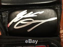 Nate Diaz Autographed Left Handed Glove UFC MMA Witness JSA Authentication