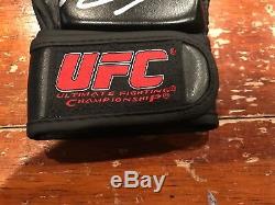 Nate Diaz Autographed Left Handed Glove UFC MMA Witness JSA Authentication