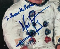 Neil Armstrong Buzz Aldrin Michael Collins Hand-Signed Apollo 11 NASA Photograph