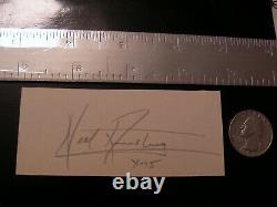 Neil Armstrong HandSigned Early 60s Autograph X-15 Apollo 11 First Man Moon NASA