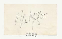 Neil Young REAL hand SIGNED Index Card JSA LOA Autographed Crosby Stills Nash