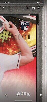 Nick Lodolo 2022 Bowman's Best TRUE RED Auto 10/10 RC GEM MT 10 POP 1