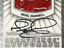 Nigel Mansell Auto F1 Newman-hass 2007 Sportkings Silver Edition Hand Signed