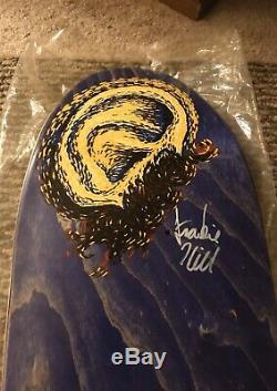 Not NOS autographed/hand #d Frankie Hill Van Gogh Ear Skateboard Powell Peralta