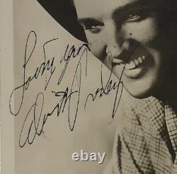 ORIGINAL Elvis Presley Hand Signed Autograph on photo card with dedication 1959