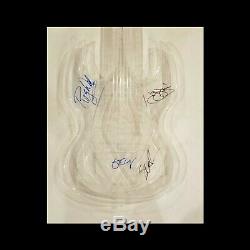 OZZY, SLASH, ROGER WATERS & JON BON JOVI Hand Signed Air Guitar Autographs + COA