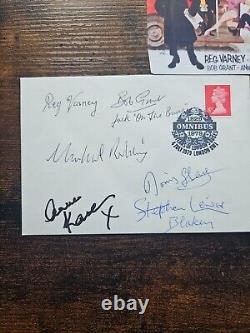 On The Busses Genuine Hand Signed Autographs All Cast With COA AFTAL