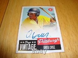 Oneil Cruz Pittsburgh Pirates Certified Auto Autograph 2019 Onyx Vintage card