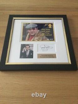 Only Fools And Horses Signed Stamp in hand