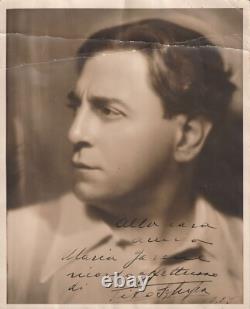 Opera Mythical Tenor TITO SCHIPA Terrific Hand Signed 25x20cm Photo Autograph