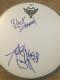 Peter Criss Hand Signed Autographed Kiss Drum Head Psa Dna Certified With Lyrics