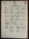 Pakistan Hand Signed Cricket Teamsheet England & Australia 2010 Great Autographs