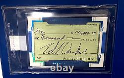 Panini National Treasures Eddie Edward Van Halen HAND SIGNED CHECK 1/1