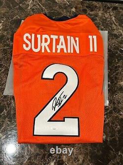 Patrick Pat Surtain II Hand Signed Autographed Denver Broncos Jersey JSA COA