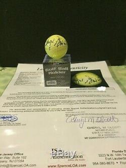 Payne Stewart Autograph Golf Ball & Display JSA LOA COA Hand Signed Auto