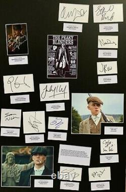 Peaky Blinders, Cillian Murphy, Tom Hardy Hand Signed