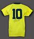 Pele Hand Signed Brazil Replica Football Shirt Signed On The Back