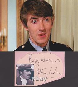 Peter Cook Autograph, Original Hand Signed Cutting to Album Page
