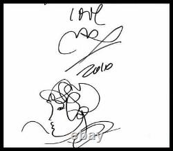 Peter Max Signed Autograph Hand Drawn Original Art Sketch Rare 1/1 Pop Art