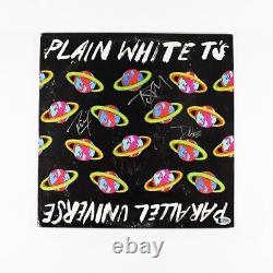 Plain White T's by 5 Record Album LP Hand Signed Autograph BAS Beckett COA
