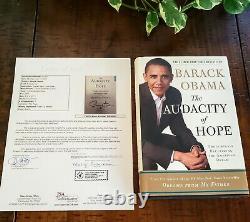 President Barack Obama HAND Signed The Audacity of Hope Book JSA LOA