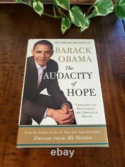 President Barack Obama HAND Signed The Audacity of Hope Book JSA LOA