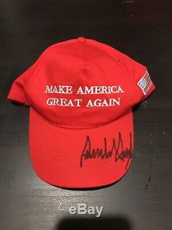 President Donald Trump Autographed Hand Signed Make America Great Again Hat