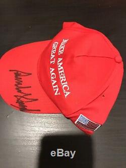 President Donald Trump Autographed Hand Signed Make America Great Again Hat