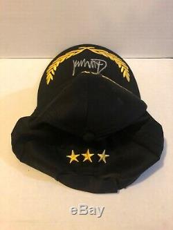 President Donald Trump Hand Autographed Black Maga Hat Guaranteed Real & Rare