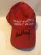 President Donald Trump Hand Autographed Red Maga Hat Guaranteed Authentic