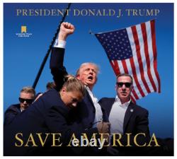 President Trump Hand Signed Book Save America