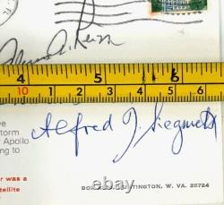 RARE! 1969 THE PIONEER 9 PROJECT NASA Scientists Hand Signed Autographs