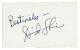 Rare! As It Goes David Shire Hand Signed 3x5 Card Jg Autographs Coa