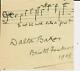 Rare! Baritone Dalton Baker Hand Signed Amqs Dated 1908 Jg Autographs Coa