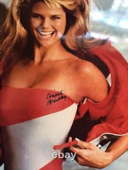RARE Christine Brinkley HAND SIGNED Photo, Autograph, Model & Actress, A4