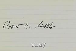 RARE! Discovered HIV Dr Robert Gallo Hand Signed 3X5 Card JG Autographs COA