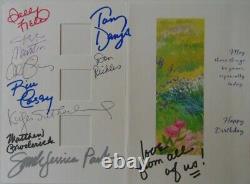 RARE Entertainment Legends Birthday Card Hand Signed By 9 COA