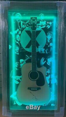 RARE Framed Ed Sheeran Hand Signed Guitar + x ÷ With Photo and COA
