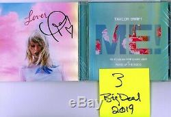 RARE Taylor Swift Autographed Hand Signed Lover Booklet + ME! CD Single With COA