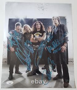 RATT glam band REAL hand SIGNED 11x14 Photo JSA COA Autographed by 5 Pearcy