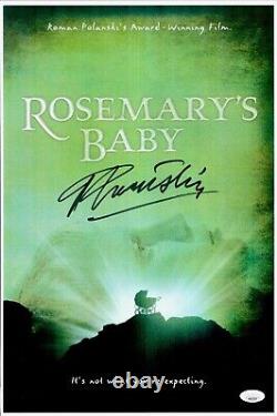 ROMAN POLANSKI Hand Signed 11x16 ROSEMARY'S BABY Photo Autograph JSA COA Cert