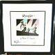 Rush Show Of Hands Autographed Lee Peart Lifeson Framed Promotional Flat! Rare