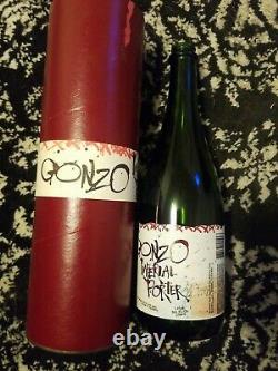 Ralph steadman signed Hunter S Thompson Gonzo Bottle. Hand numbered 1227/1500