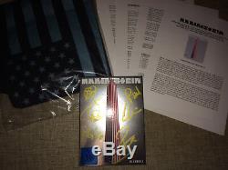 Rammstein In Amerika Hand Signed Promo Press Pack Autographed Deutschland